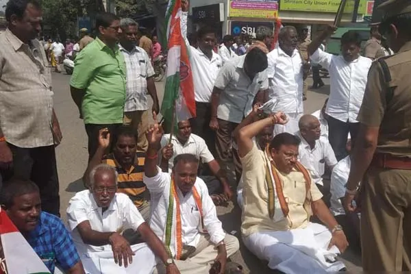 road blocked by MP